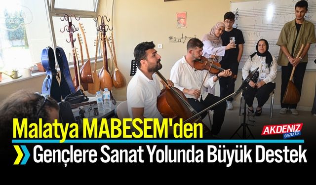 Malatya MABESEM'den Gençlere Büyük Destek