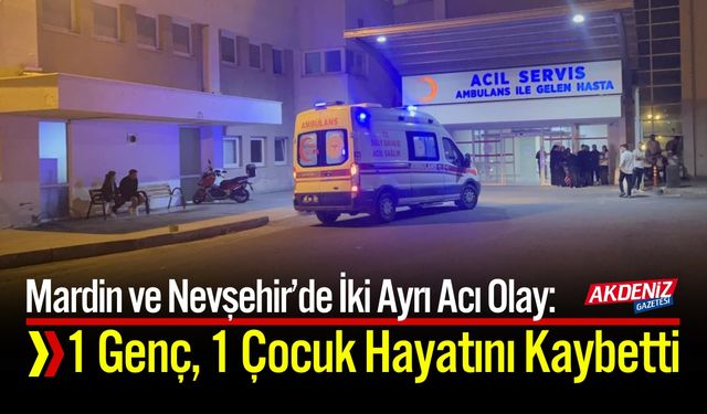 Genç Sürücü ve 2 Yaşındaki Çocuk Hayatını Kaybetti