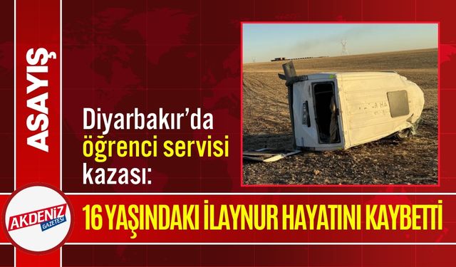 Diyarbakır’da öğrenci servisi kazası