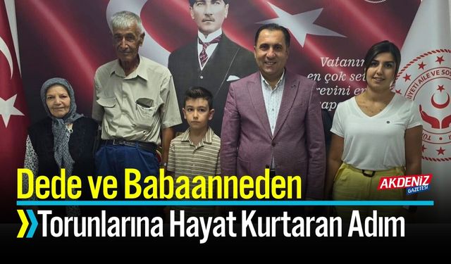 Dede ve Babaanneden Torunlarına Hayat Kurtaran Adım