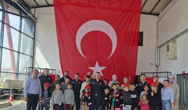 Samsun’da Özel Öğrencilere İtfaiye Eğitimi