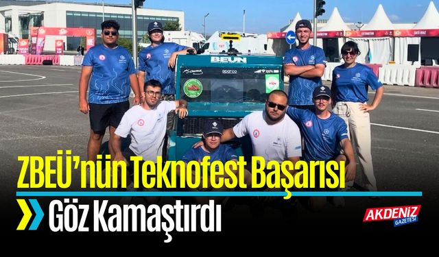 ZBEÜ’nün Teknofest’teki Başarısı Göz Doldurdu