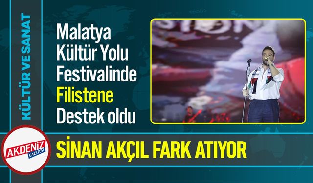 Ünlü Sanatçı Sinan Akçıl'dan Filistin'e destek