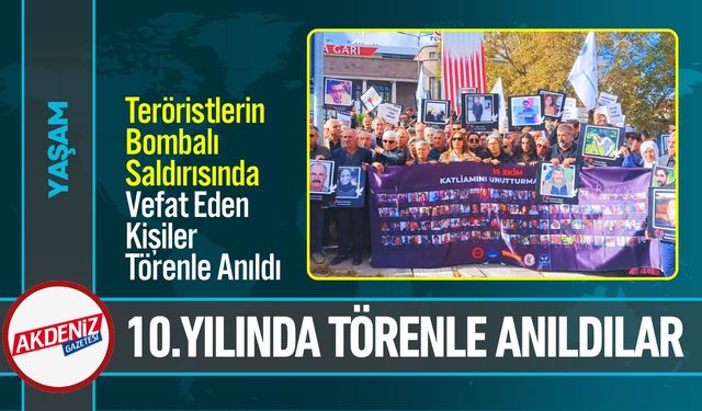 Ankara Garı saldırısında hayatını kaybedenler törenle anıldı