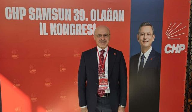 CHP Samsun İl Başkanlığına Mehmet Özdağ tekrar seçildi