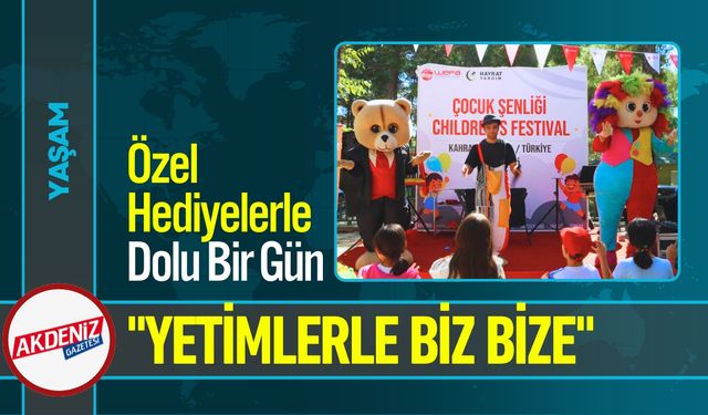 Depremzede Yetim Çocuklar İçin Şenlik