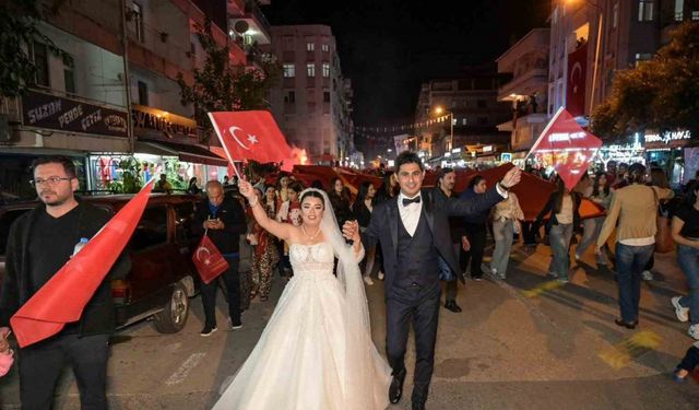 Cumhuriyet’in 102. Yılında Anlamlı Kutlama: Düğünle Bayram Birleşti