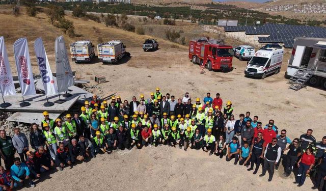Elazığ’da Afad'dan Deprem Tatbikatı