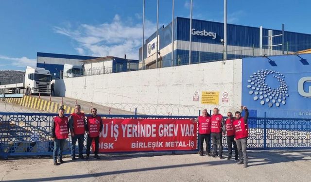 GESBEY’de grev çanları çaldı: İşçiler iş bıraktı
