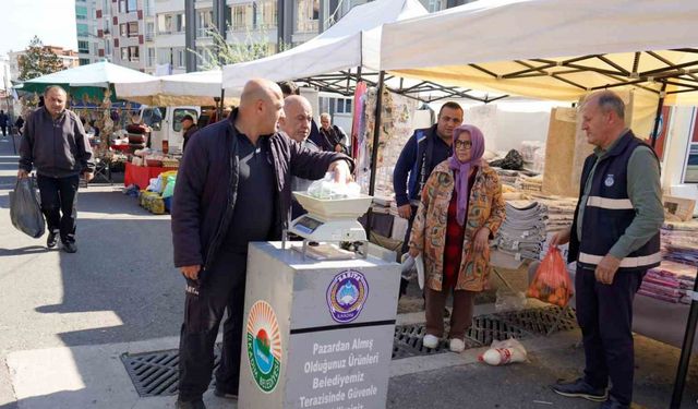 İlkadım Belediyesi'nden Semt Pazarlarına Güven Tartısı