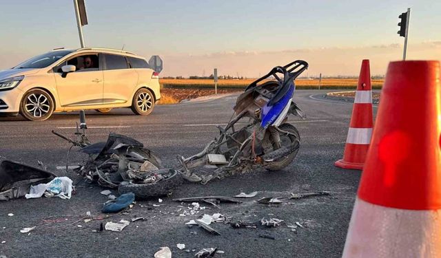 Kamyon Elektrikli Bisiklete Çarptı, 2 Ağır Yaralı