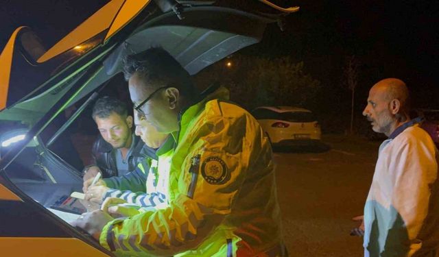 Kayseri'de Polisten Kaçamayan Aday Sürücüye Ağır Ceza