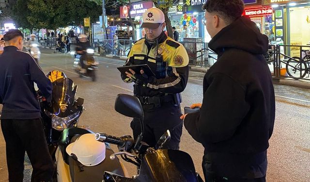 Manisa’da Motosiklet ve Yaya Yolu  Denetimi