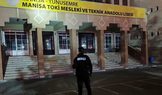 Manisa'da Öğrenci Güvenliğine Gece Mesaisi