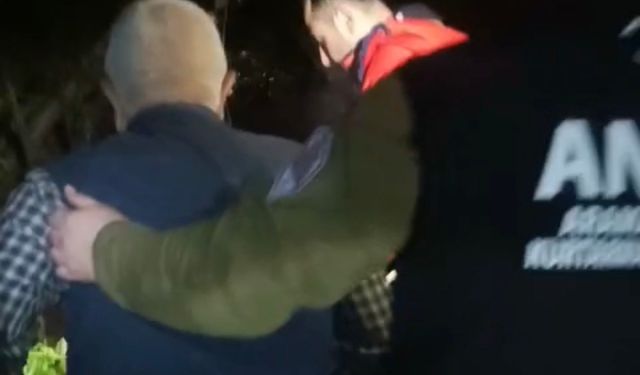 Kaybolan yaşlı adam 8 saat sonra bulundu