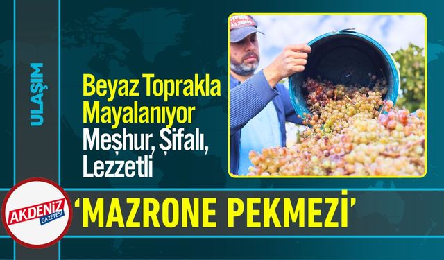 Mardin’in Mazıdağı ilçesinden 'Mazrone Pekmezi'