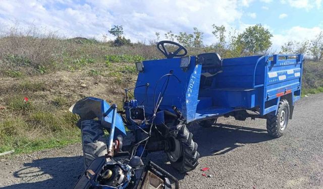 "Pat Pat" ve Motosiklet Çarpıştı, 2 Yaralı