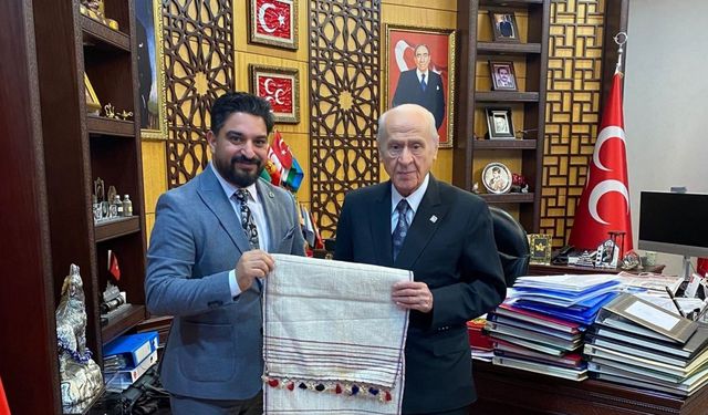 Roman Gençlik Lideri Ersoy, MHP Lideri Bahçeli ile Görüştü