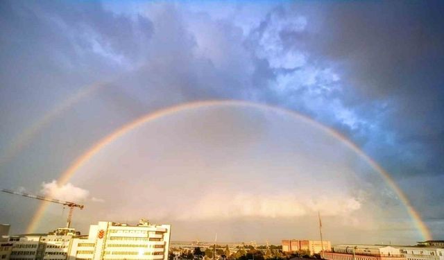 Sağanağın Ardından Samsun Semalarında İkili Gökkuşağı