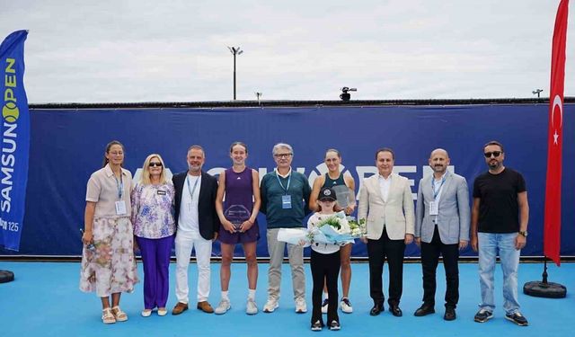 Samsun’daki Uluslararası Tenis Turnuvası sona erdi