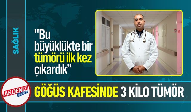 Nefes Darlığının Altında 3 kilo Tümör Çıktı