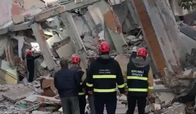 SON DAKİKA: Gebze'de 6 Katlı Bina Çöktü