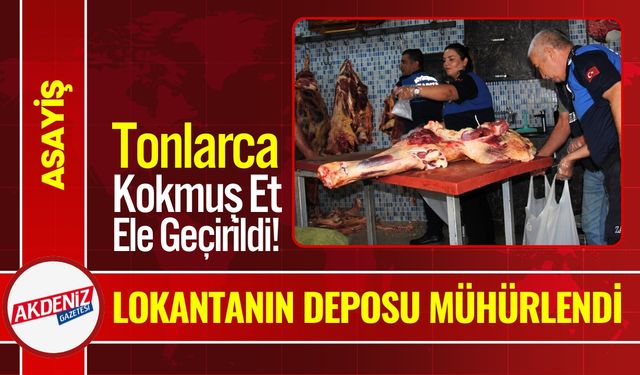 Tonlarca Kokmuş Et Ele Geçirildi! Depo Mühürlendi