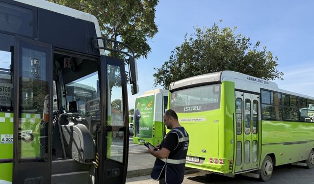 Toplu Taşımaya Sıkı Denetim: 120 Araç Kontrol Edildi