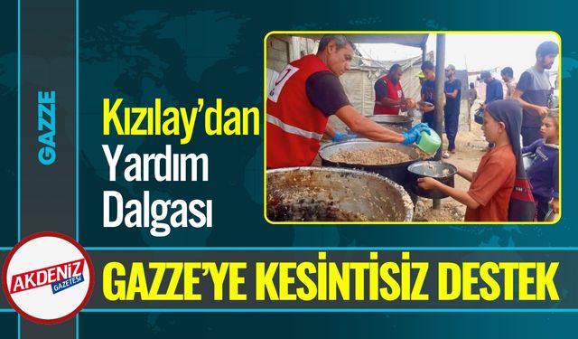 Türk Kızılayı’dan Gazze’ye Ateşkes Sonrası Kesintisiz Destek