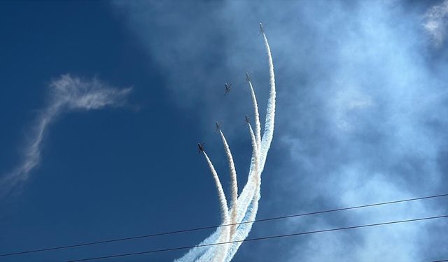 Türk Yıldızları, Çorlu Gösterisi Öncesi Test Uçuşu Yaptı