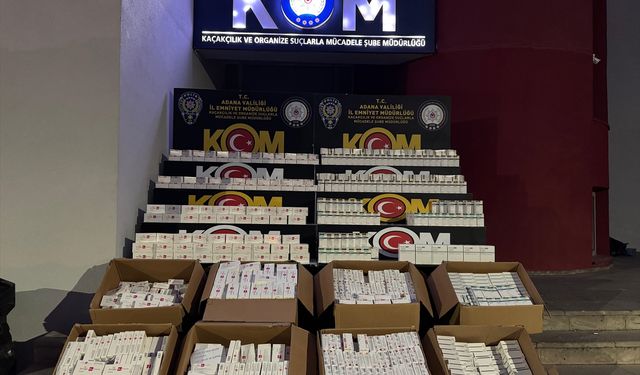 Adana’da Depoda 107 Bin 64 Kaçak İlaç Ele Geçirildi