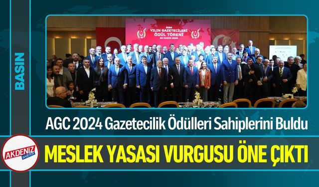 AGC 2024 Gazetecilik Ödülleri Sahiplerini Buldu