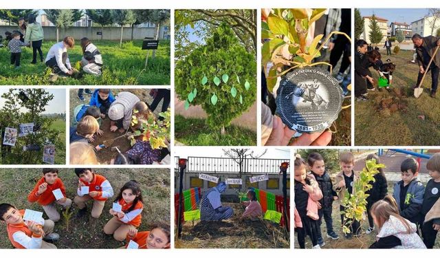 'Atatürk'ten İlhamla Yeşil Vatan' Sloganıyla Fidan Seferberliği