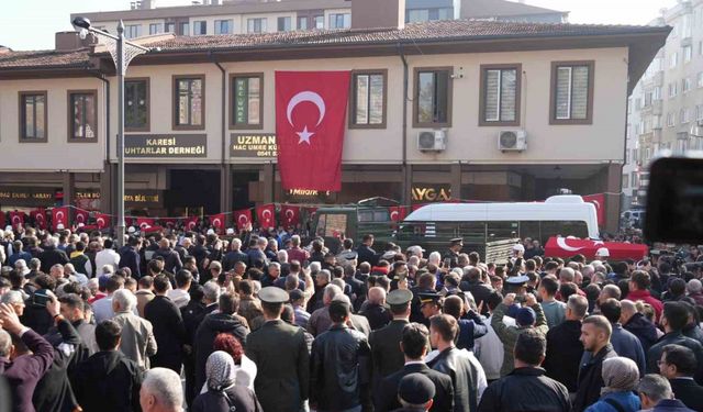 Balıkesir Şehidini Gözyaşlarıyla Uğurlandı