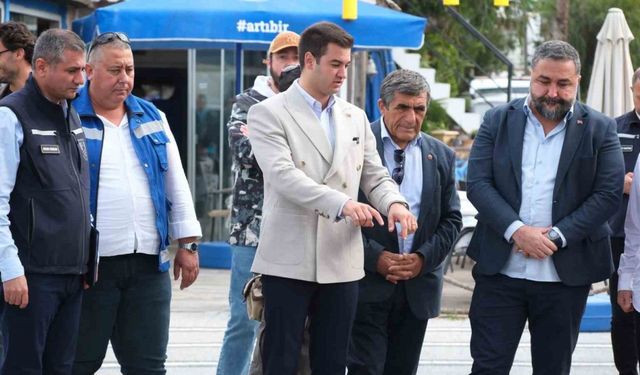 Başkan Mandalinci Yalıkavak'ta İnceledi