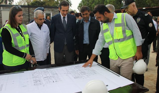 Bozyazı'da Hastane Ek Hizmet Binası İnşaatı Hız Kesmiyor