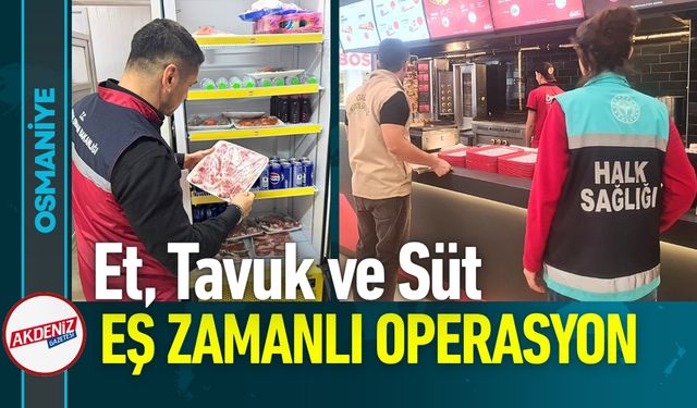 Osmaniye Düziçi'nde İşletmelere Gıda Denetimi