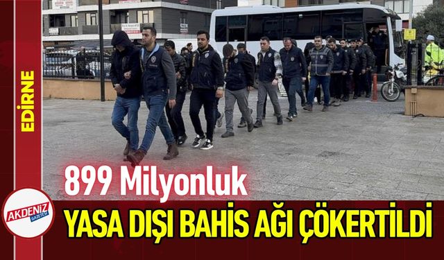 Yasa Dışı Bahis Ağı Çökertildi: 11 Tutuklama
