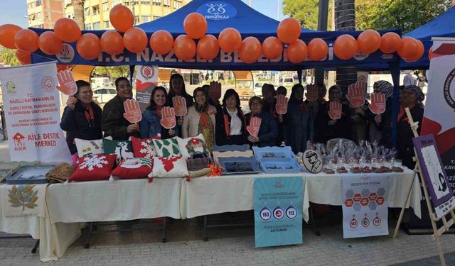 Kadına Şiddete Hayır" Sergisi ile Ev Ekonomisine Katkı