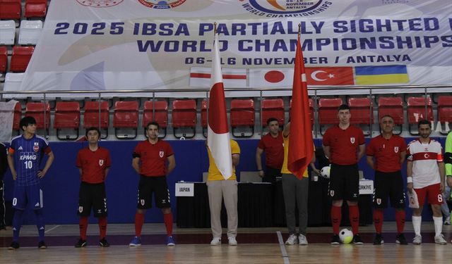 Görme Engelliler Futsal Dünya Şampiyonası Antalya'da Başladı