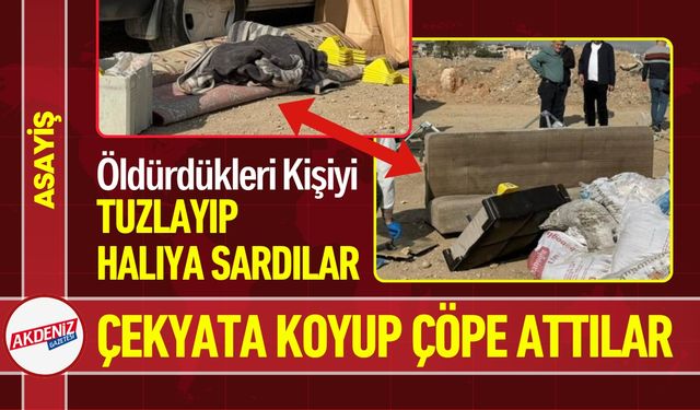 Çöpe Atılan Çetyatın içinden Cansız Erkek Bedeni Çıktı