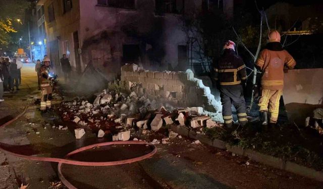 İnegöl’de Tek Katlı Ev Küle Döndü