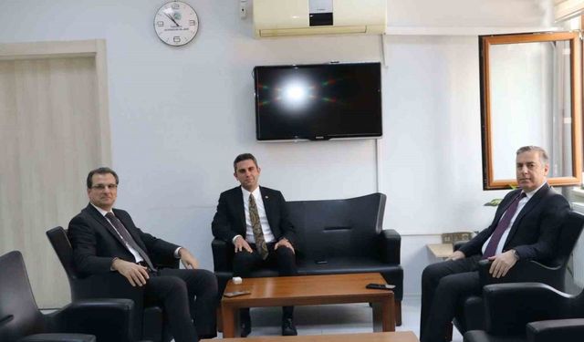 Kaymakamlardan Kaymakam Yıdız’a ’hayırlı olsun’ ziyareti