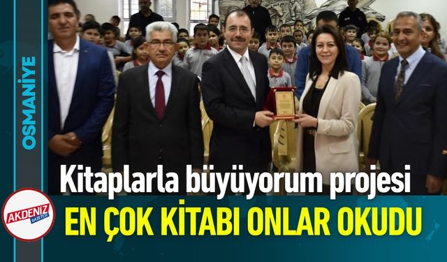 Osmaniye Kadirli'de En Çok Kitap Okuyanlar Ödüllendirildi
