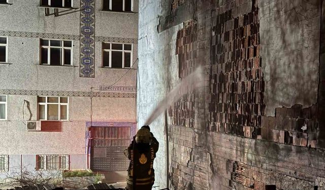 Yangında Yoğun Duman Paniği Yaşandı