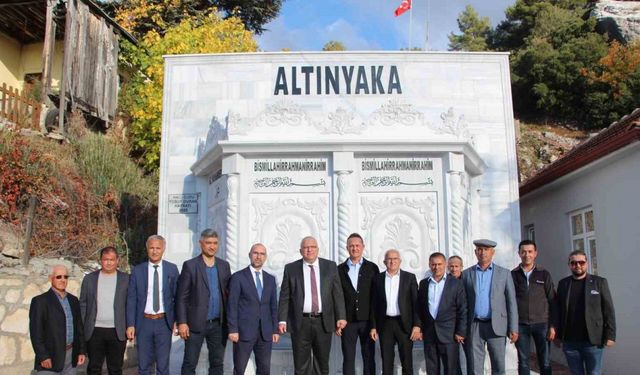 Kumluca’da hayırseverin yaptırdığı çeşme hizmete açıldı