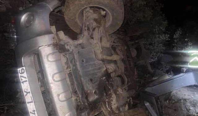 Mardin’de devrilen pikapta 2’si çocuk 6 kişi yaralandı