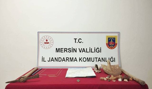 Mersin Çamlıyayla'da Tarihe Neşter Vuranlara Suçüstü