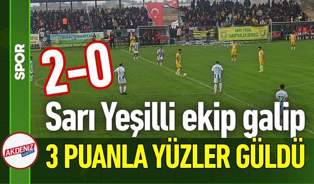 Osmaniyesporda 3 Puanla Yüzler Güldü