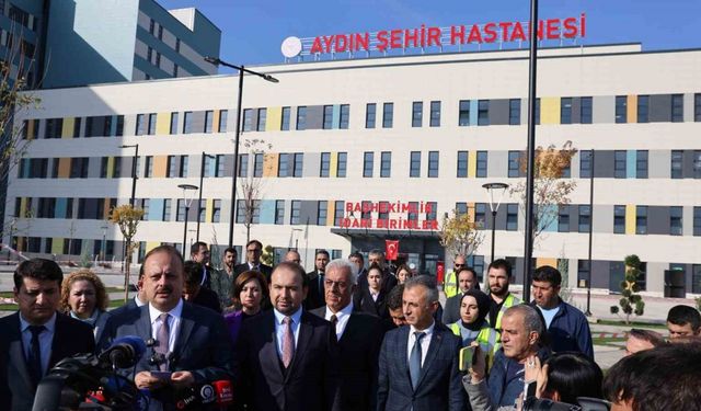 Türkiye’nin 21. Şehir Hastanesi Aydın’da Tamamlanmak Üzere